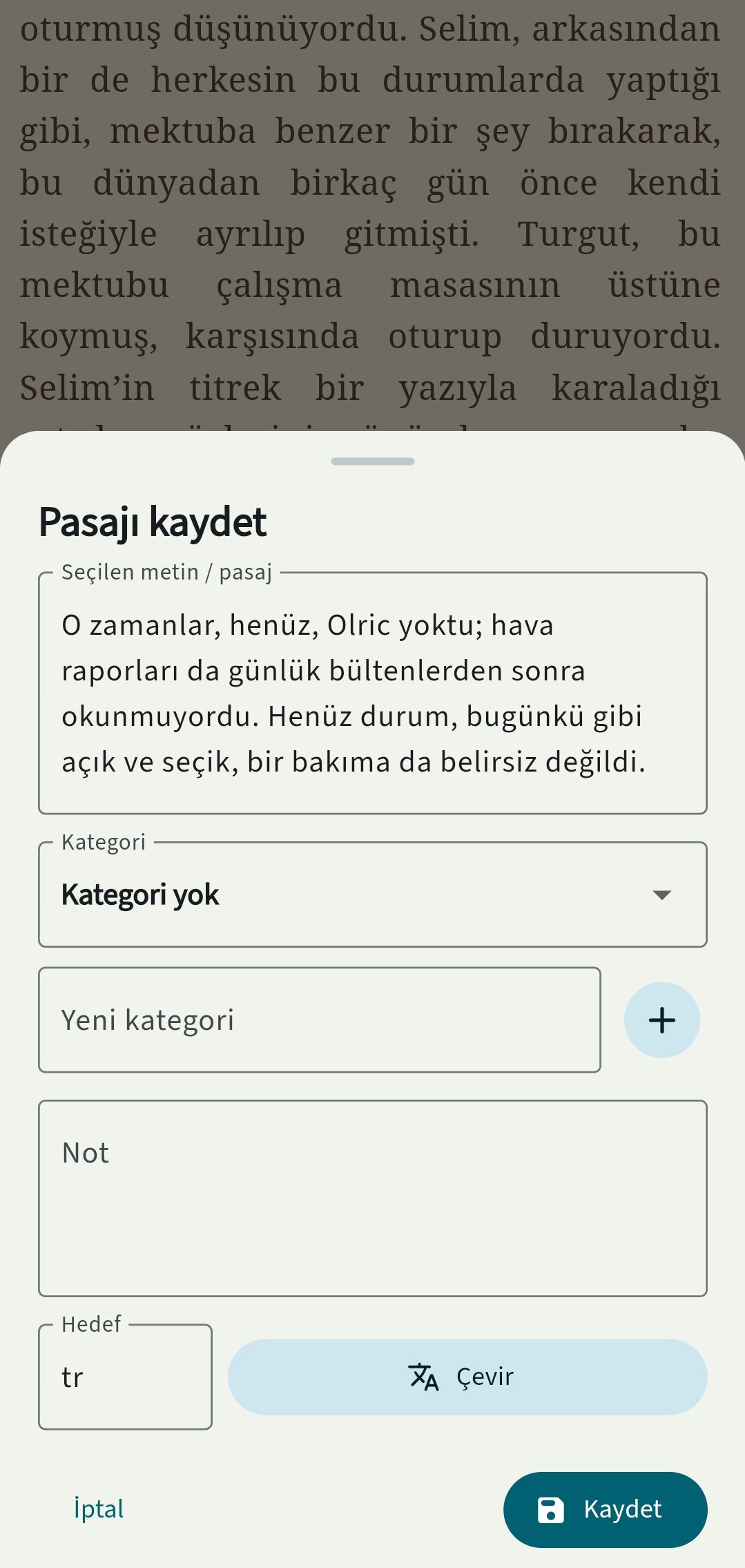 Arama ekranı